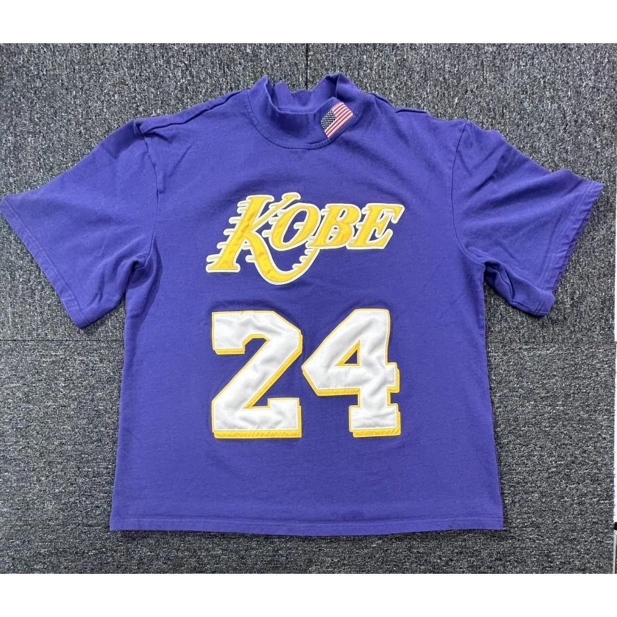 Kobe Bryant 24 TShirt Mens Large Purple Antione James